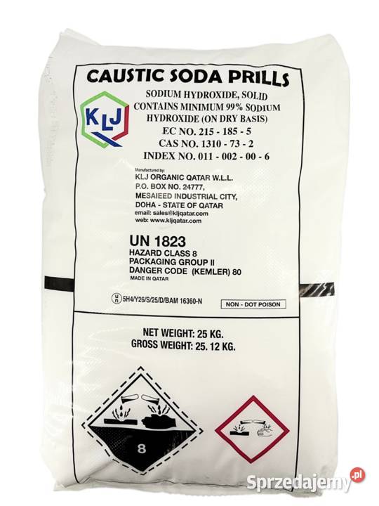 Wodorotlenek sodu Sodium hydroxide CAS 1310 73 2