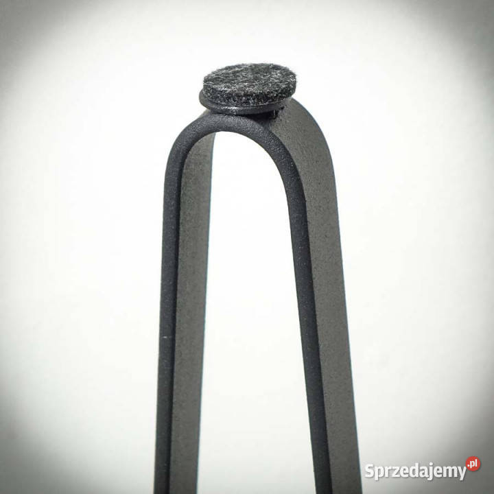 Noga HAIRPIN z płaskownika podwójna 40 CZARNA