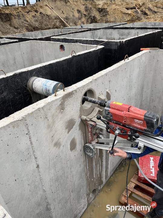 Wiercenie W betonie przewierty pod wentylację Jarocin