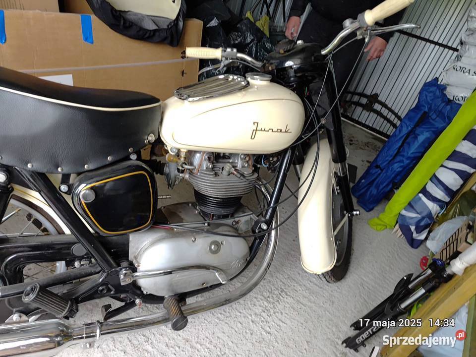 Junak M10 motocykl 1962 Jagoszyce