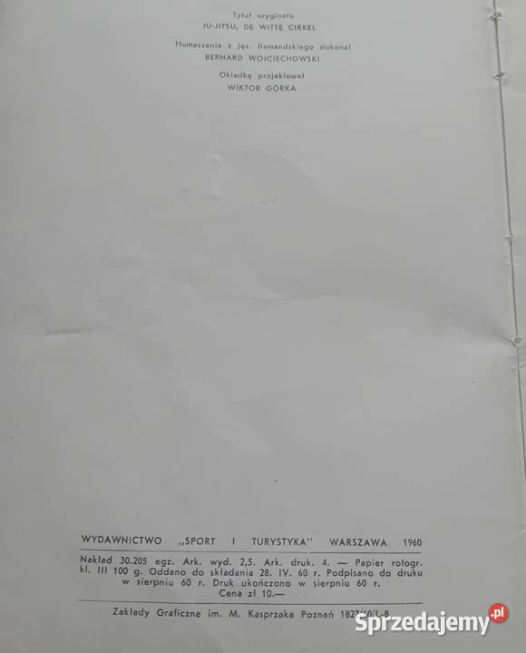 Fr van Haesendonck JuJitsu Pas Biały Sport i