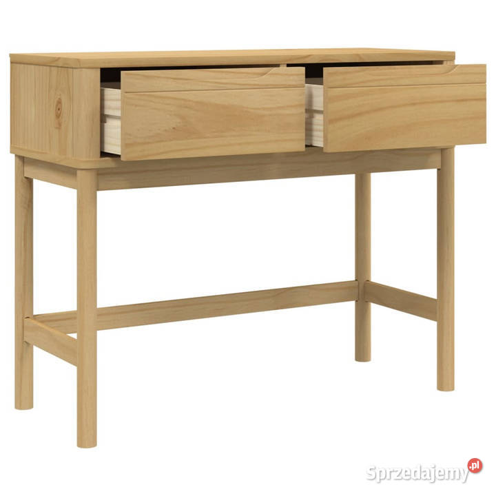 Stolik konsolowy FLORO woskowy brąz 895x365x73 Warszawa