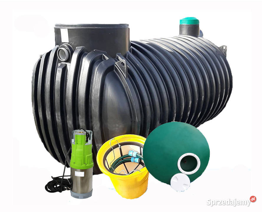 ZESTAW ZBIORNIK NA DESZCZÓWKĘ 4000L Moja woda Zbiorniki na deszczówkę Opole