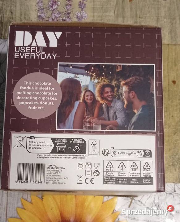 Elektryczne Fondue do czekolady NOWE AGD drobne Tyczyn