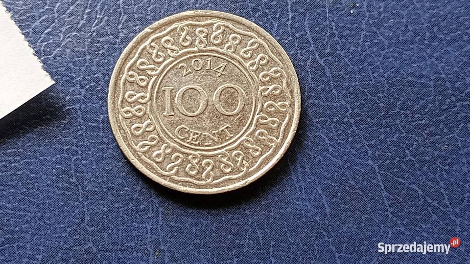 Stare monety 100 cent 2014 Surinam Numizmatyka Antyki, Sztuka, Kolekcje