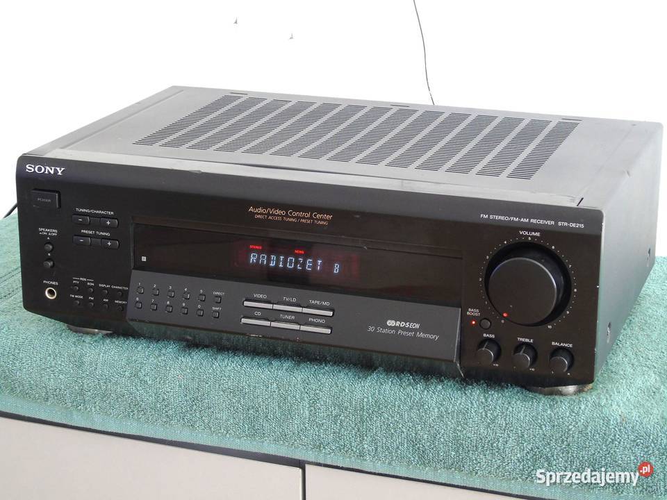 Amplituner Sony STRDE215 RDS sprawny WYSYŁKA Amplitunery