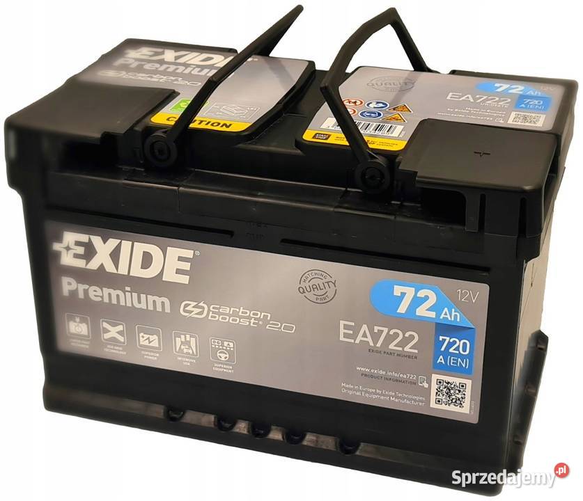 Akumulator EXIDE Premium 72Ah 720A Zamiennik sprzedam