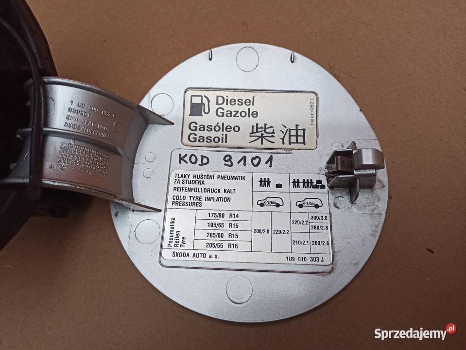 KLAPKA WLEWU PALIWA SKODA OCTAVIA I 1U9809857E Bolesławiec