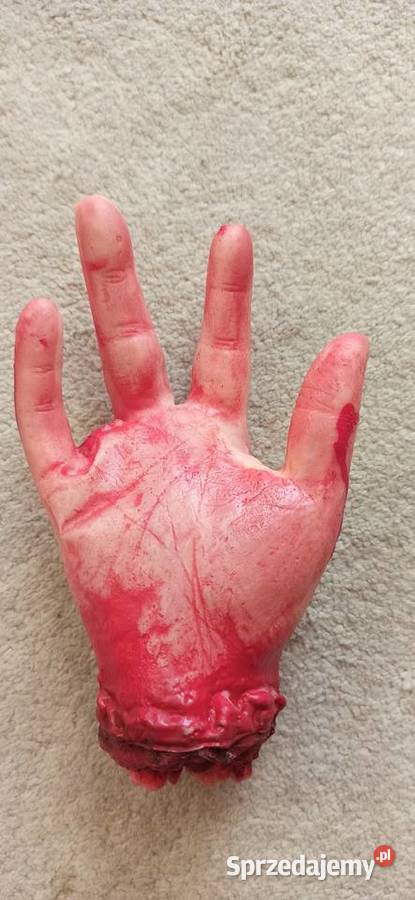 Sztuczna gumowa ręka kawał prank
