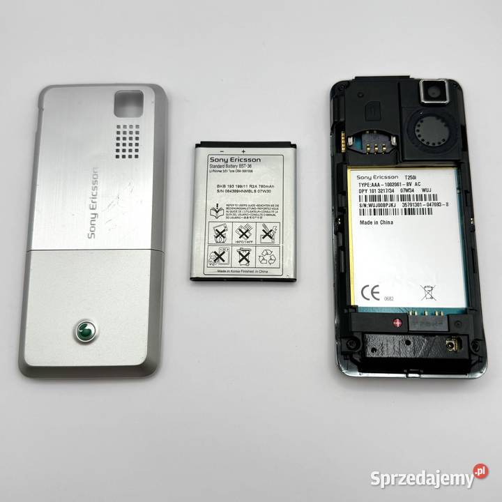 Telefon Sony Ericsson T250i Olga srebrny Warszawa sprzedam