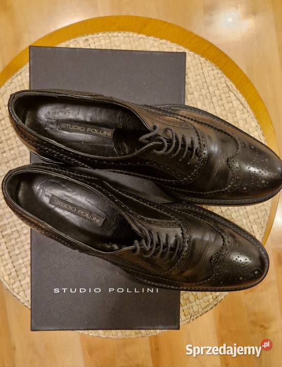 Damskie buty z naturalnej skóry czarnej marki Lublin