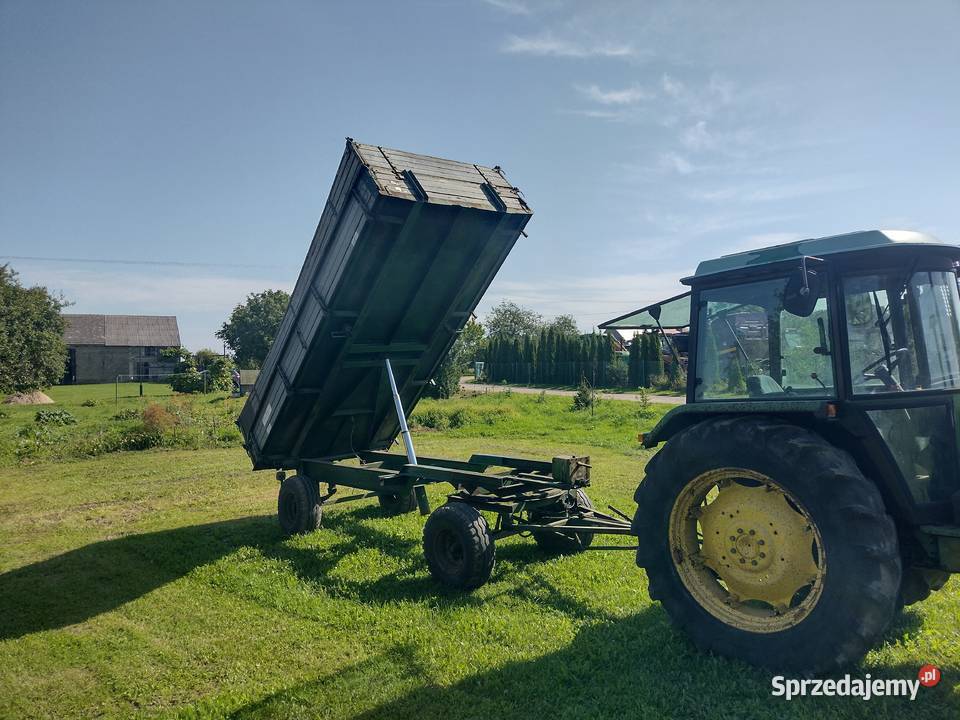 Przyczepa rolnicza wywrotka na 3strony ładowność Sośno sprzedam