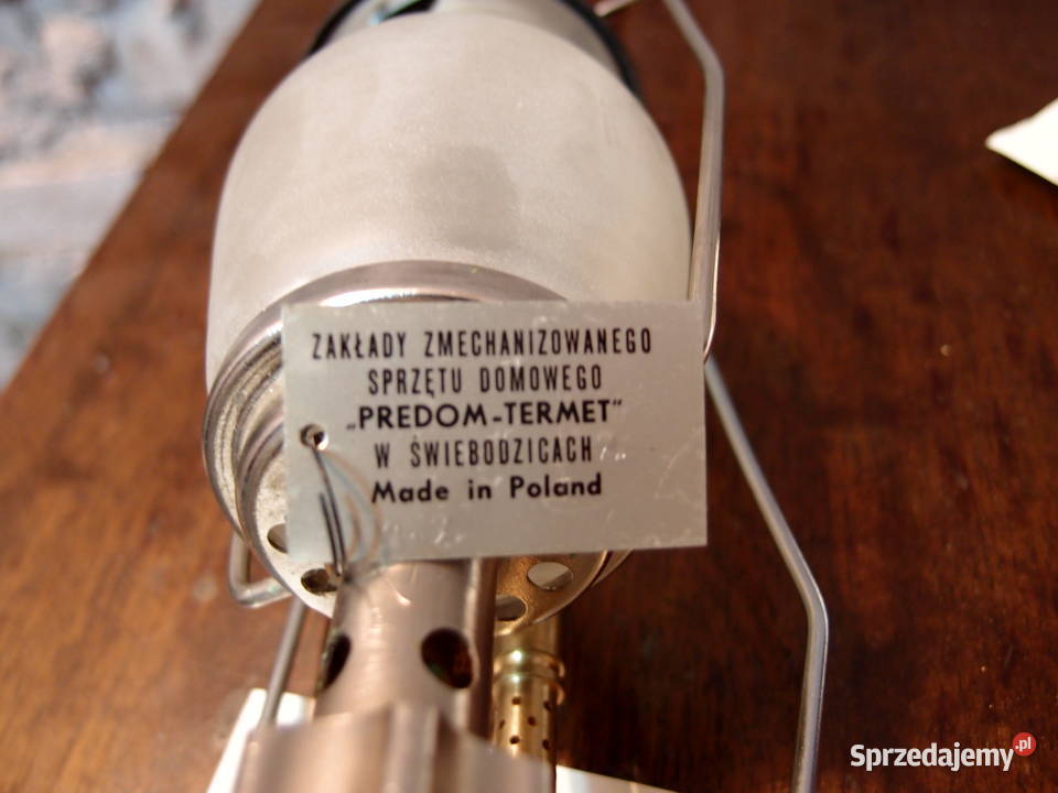 Turystyczna gazowa lampa oświetleniowa PREDOM z łódzkie Łódź