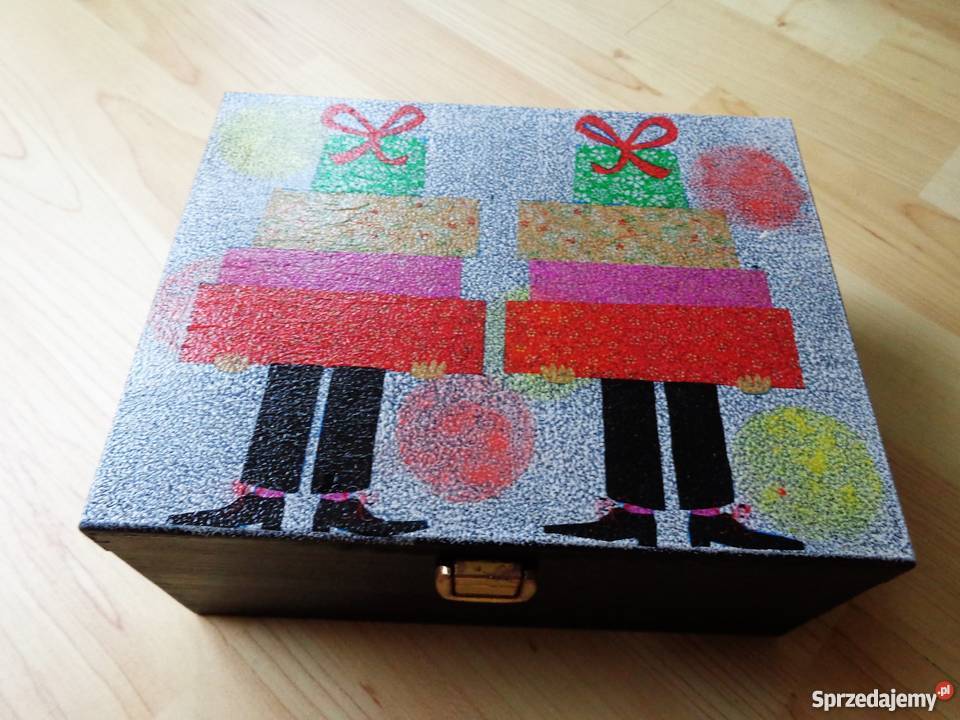 PREZENTY Drewniana ozdobna skrzyneczka na skarby Warszawa sprzedam