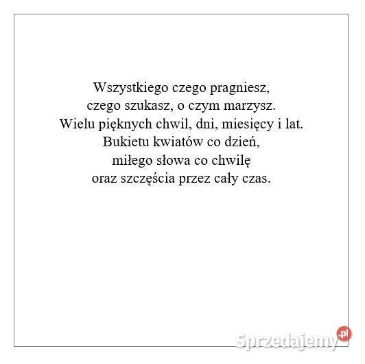 Kartka na urodziny imieniny HANDMADE w kwiaty Stare Miasto