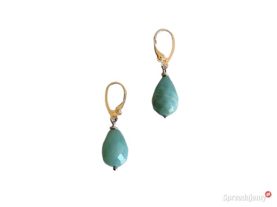 7486 Fasetowany Amazonit i Srebro opolskie Kędzierzyn-Koźle