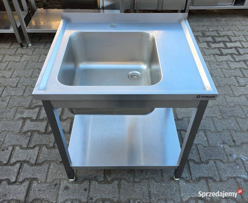 Zlew Basen 1 Komorowy z Półką 807085 M1356 N Nowe Skalmierzyce