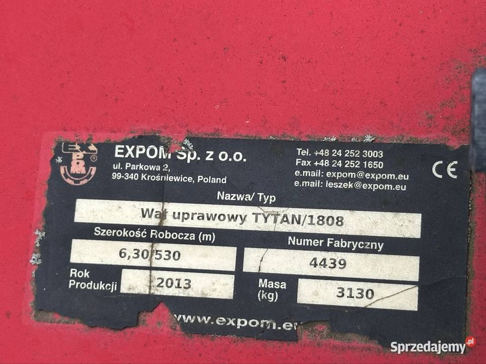 EXPOM Wały posiewne Gardno