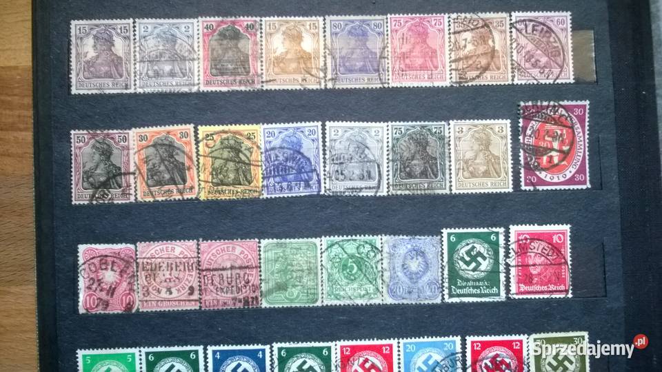 znaczki NIEMCY zestaw 98 stemplowane Warszawa