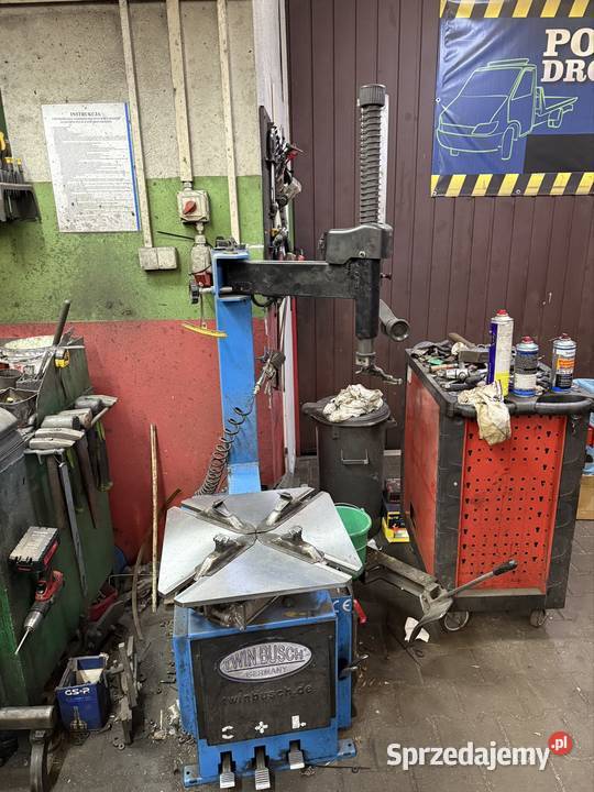 Montażownica Twin Busch do Opon Felg Kół Wałek