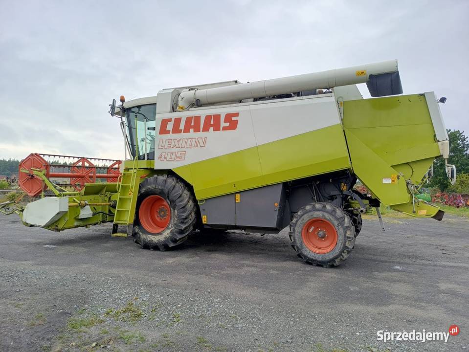 Claas Lexion 405 heder C450 z wzkiem 99 r Poziomowanie sit Czersk