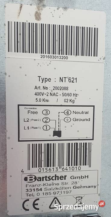 Piec do pizzy 14251 Biznes i Przemysł Warszawa