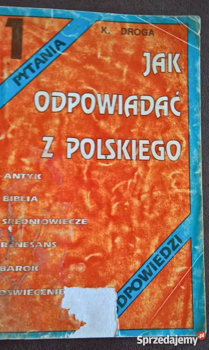 Literatura współczesnadodatek maturalnyKDroga Wrocław sprzedam