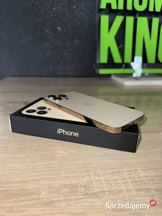iPhone 13 Pro 256GB Gold FV Idealny Oryg Bateria Apple / iPhone Gliwice
