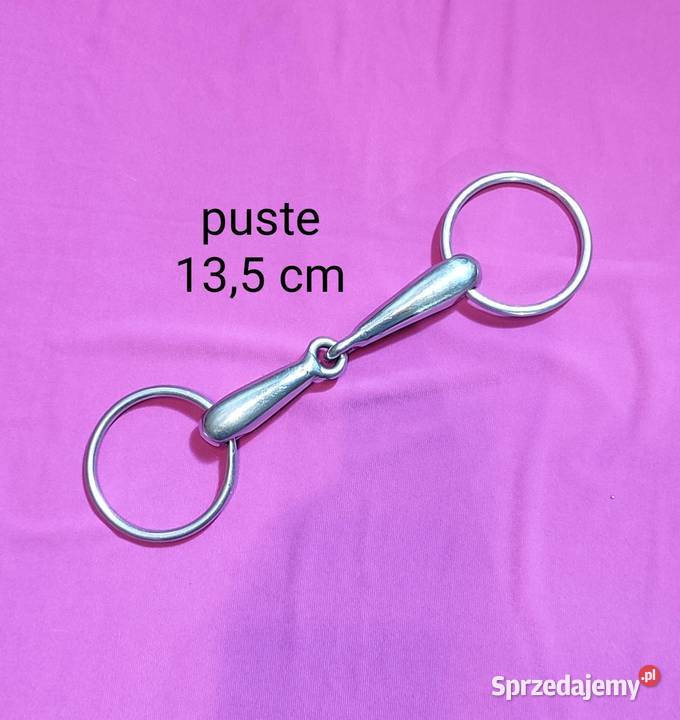 Wędzidło puste pojedynczo łamane 135 19 mm Jasień