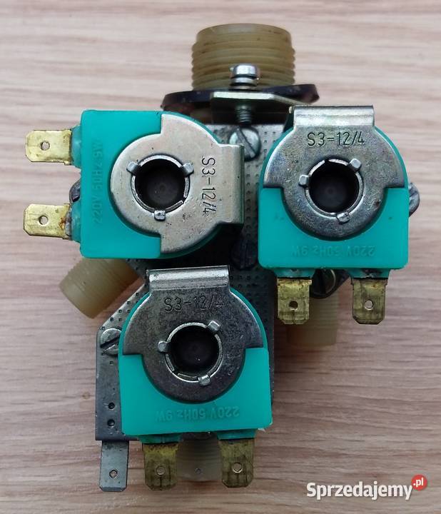 Elektrozawór trójdrożny Prosty Podtrójny do sprzedam