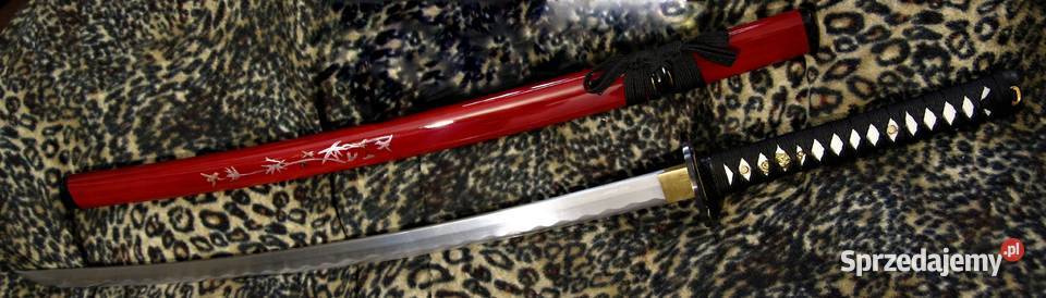 Miecz Samurajski Katana ostra pokrowiec Militaria Sokółka