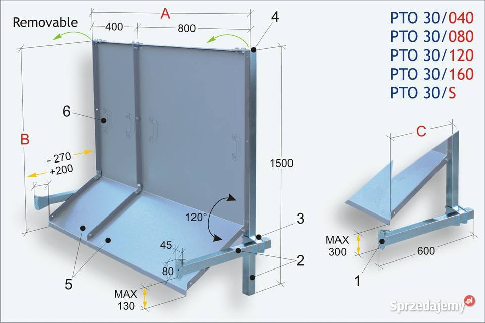 Osłona PTO 30160 Osłona łoża tokarki PTO 30160 Pozostałe Wrocław