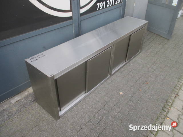 NOWA Szafka Wisząca Stal Nierdzewna Drzwi Suwane Ostrów Wielkopolski sprzedam