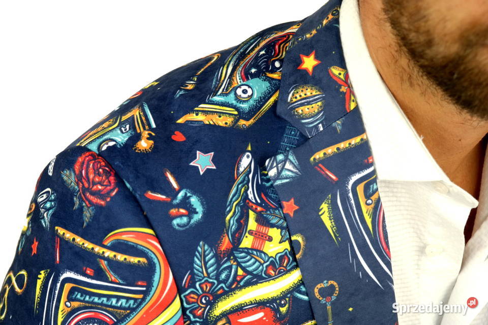 GIOVANNI PERA Marynarka męska kolorowa D502 Ostrów Wielkopolski