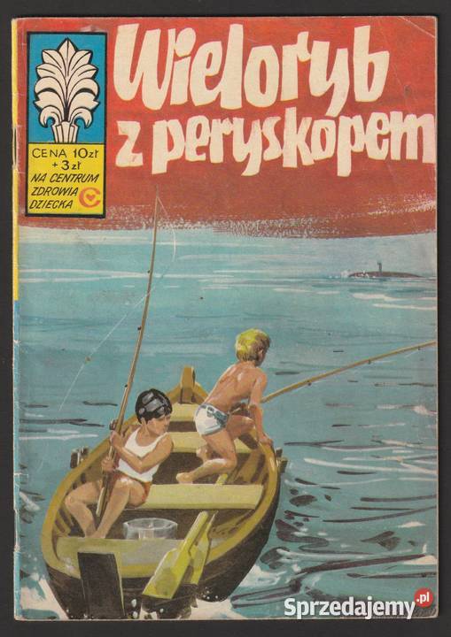 KAPITAN ŻBIK WIELORYB Z PERYSKOPEM 1978 Łódź