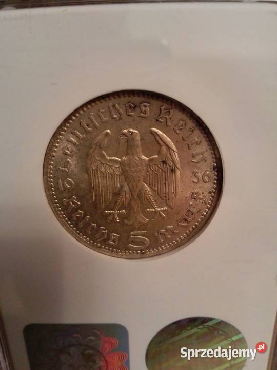 5 Marek 1936 moneta srebrna wysyłki Czersk