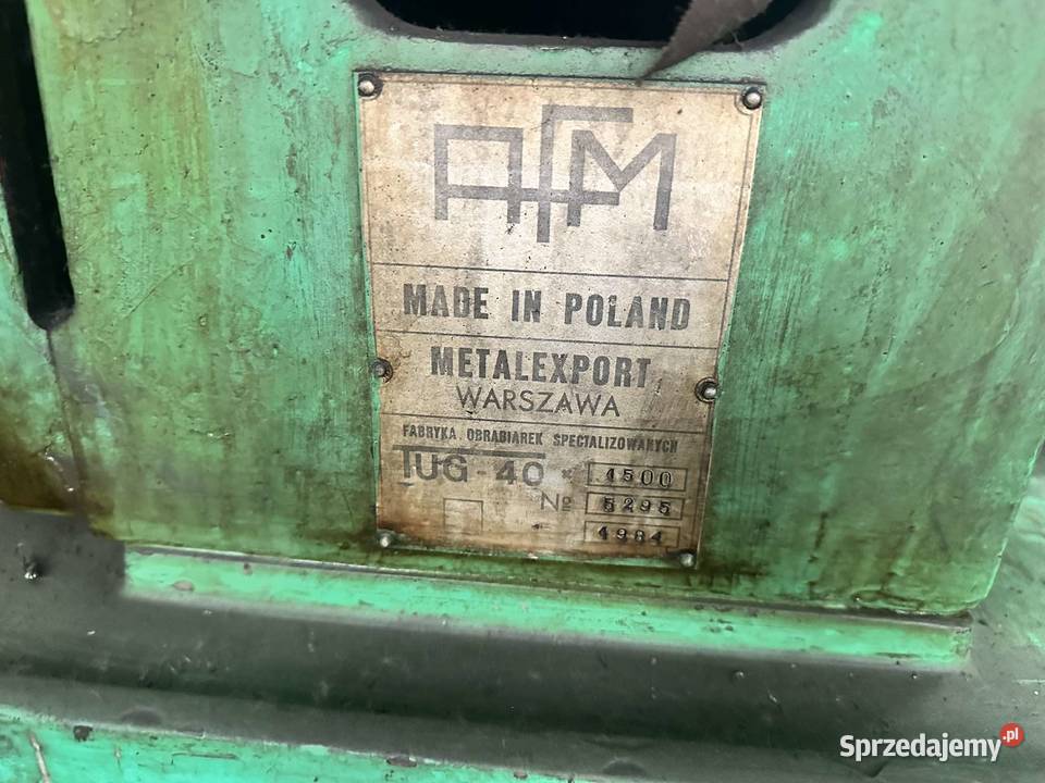Tokarka uniwersalna AFM TUG 40 x 1500 Czechowice-Dziedzice