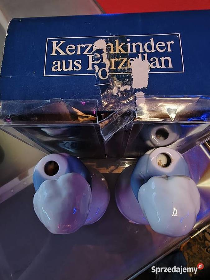 Porcelanowe swieczniki podlaskie Suwałki sprzedam