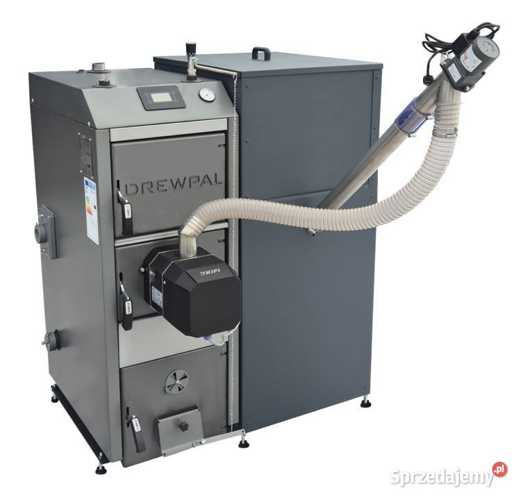Kocioł na drewno i pellet DREWPAL Hybryda 15kW Wolsztyn sprzedam