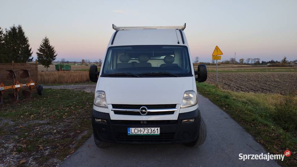 Opel Movano 25 TDCi 2008r średniak L2H2 nieuszkodzony Chełm