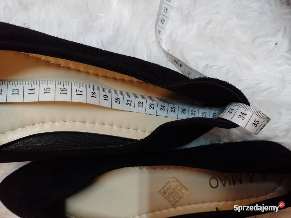 4142 Czarne baleriny biznesowe NOWE Kraków