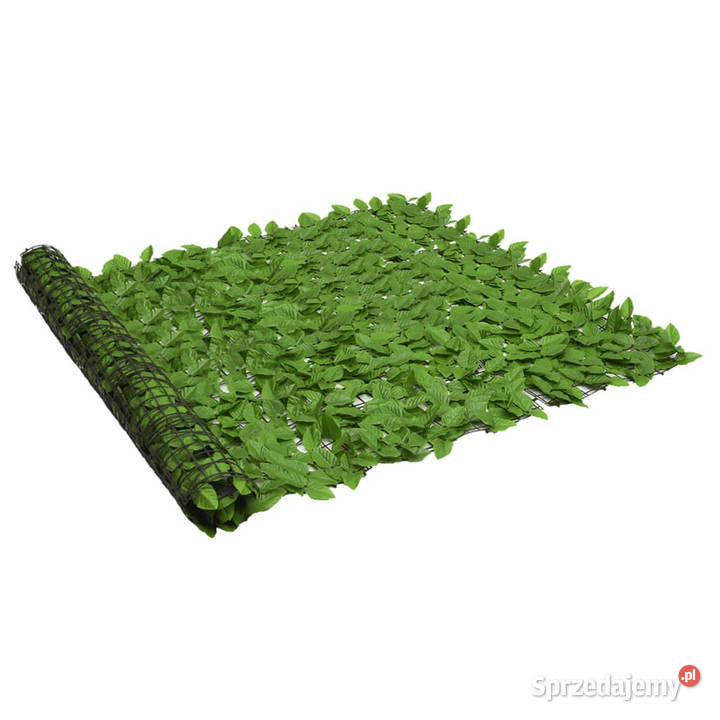 Parawan balkonowy zielone liście 500x150 Warszawa sprzedam