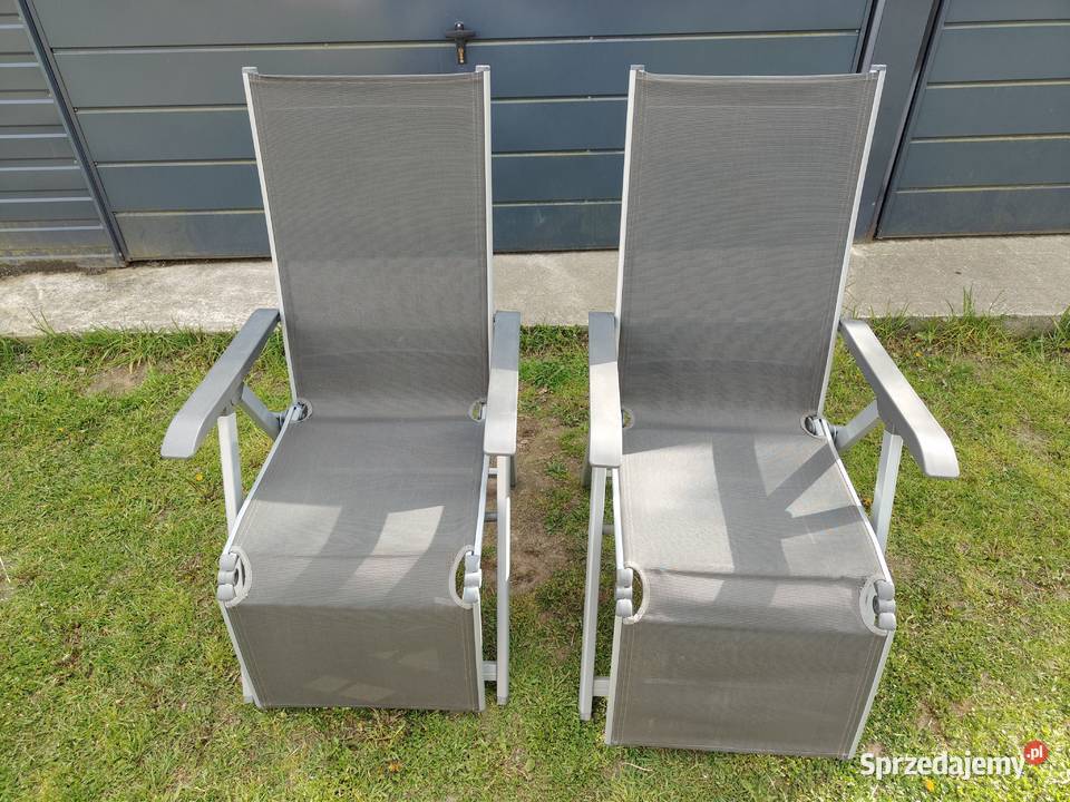 Leżak aluminiowy z siatki Kettler regulowany