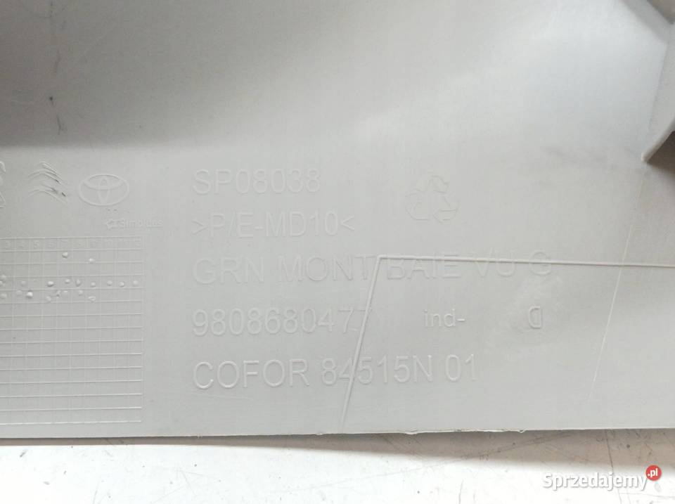 OSŁONA SŁUPKA A LEWA PRAWA KOMPLET Peugeot Rok produkcji 2018 świętokrzyskie sprzedam