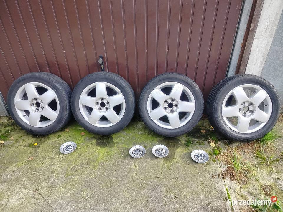 Felgi 5x100 15 VW polo 9n opony śmietnik świętokrzyskie Skarżysko-Kamienna