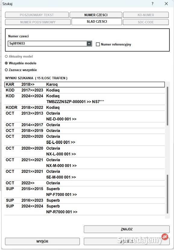 Filtr kabinowy 5q0819653 VWAudiSeatSkoda Stargard