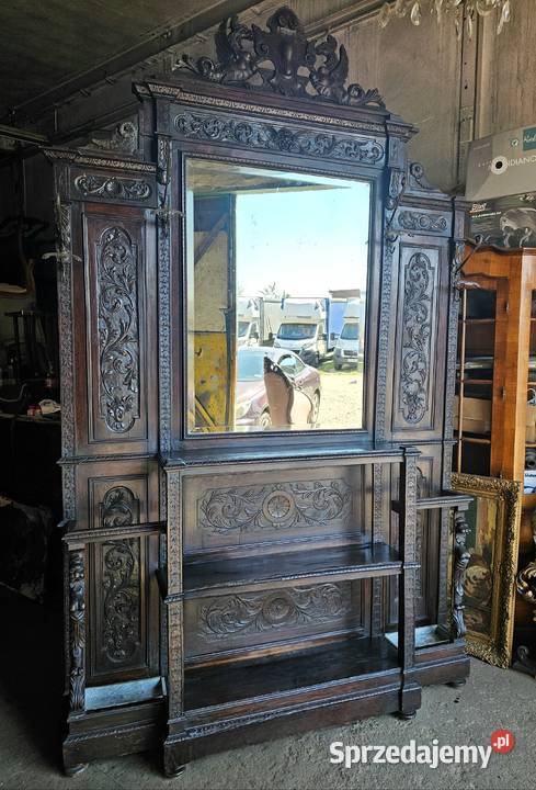 Piękna garderoba wieszak włoski neorenesans Wałbrzych