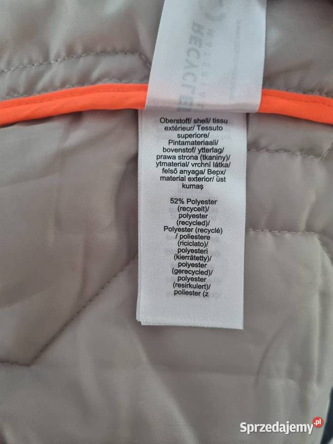 Kurtka pikowana ocieplana szara Ortalion  Ruciane-Nida