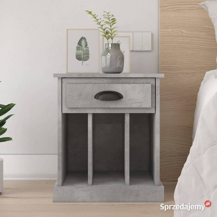 Szafka nocna szarość betonu 43x36x50 WM816352 Warszawa
