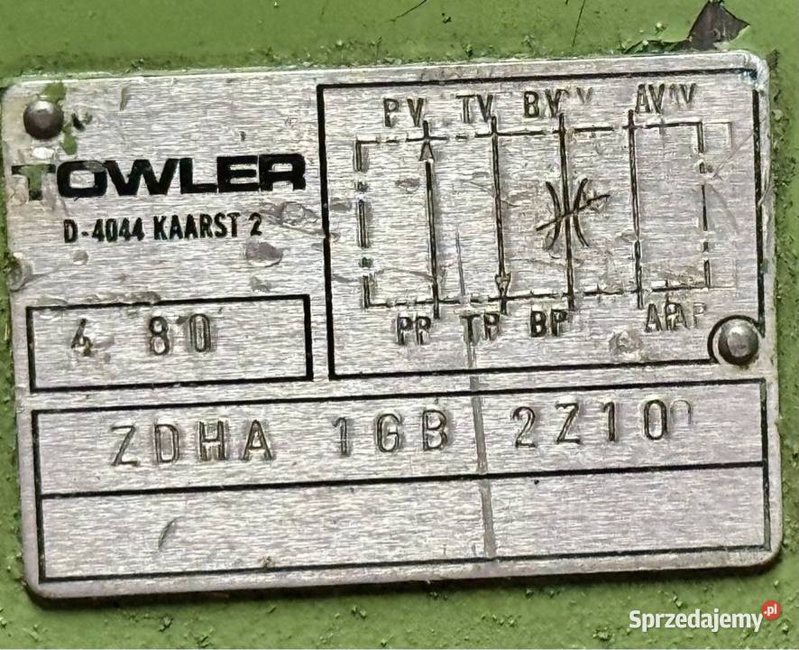 Towler hydraulic valve zawór hydrauliczny D4044 Otwock